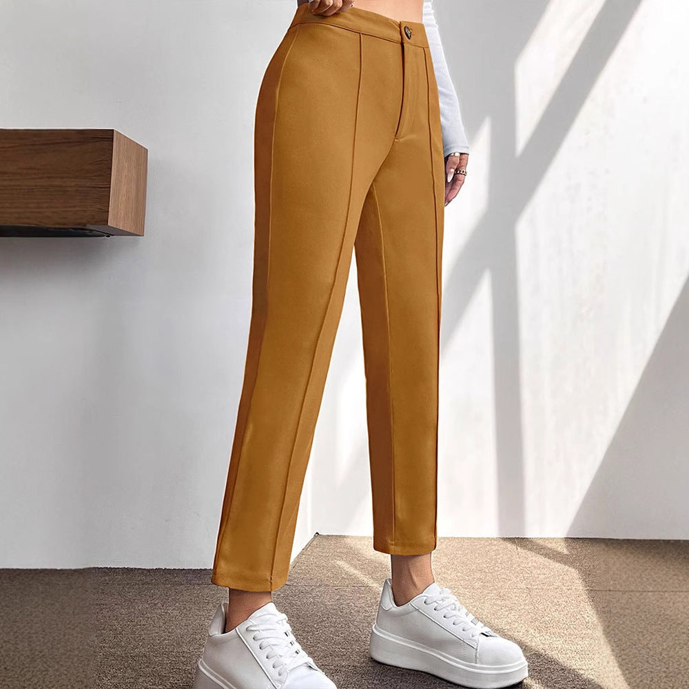 Women's Elegant Chino Trousers with Tailored Fit