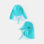 Women's Sun Protection Hat with Detachable Neck Cover