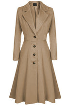 Elegant Tailored Wool-Look Coat