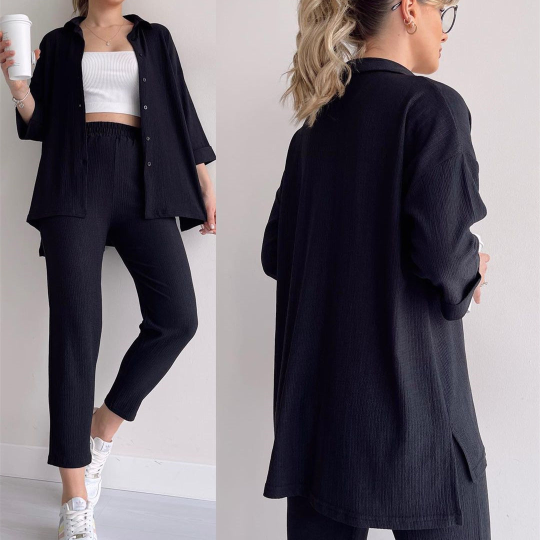 Women's Airy Leisure Ensemble in Breathable Fabric
