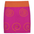 Women's Mini Skirt with Unique Spiral Design