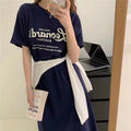 Women's Casual Lounge Dress with Graphic Print and Comfortable Fit