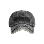 Men's Distressed Denim Baseball Cap