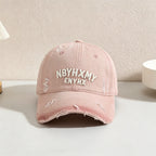 Men's Casual Distressed Textured Baseball Cap