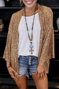 Women's Glamorous Sequin Knit Cardigan
