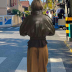 Women's Statement Jacket with Voluminous Sleeves