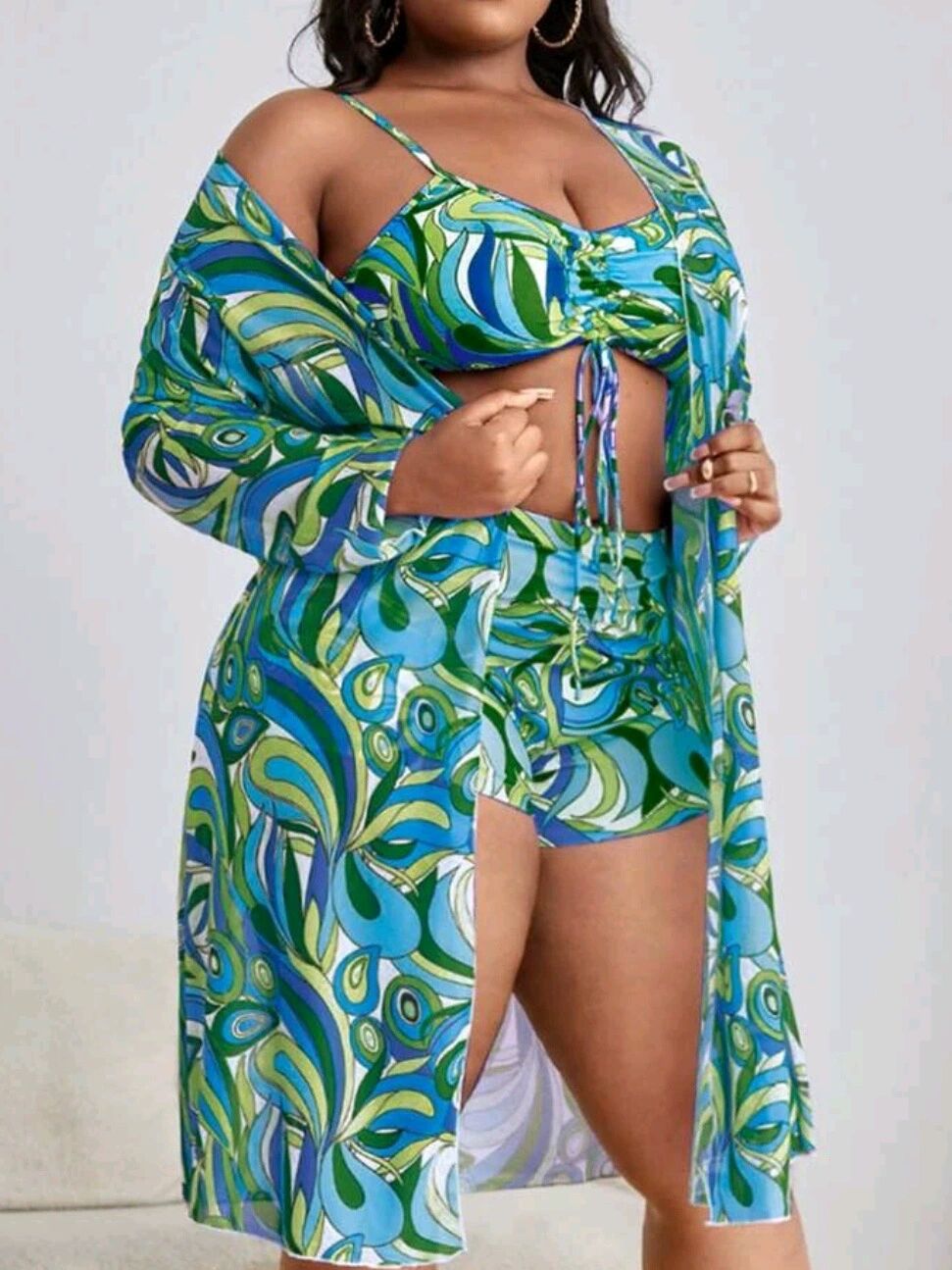 Women's Swimwear with Full-Length Cover-Up