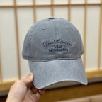 Men's Vintage-Inspired Distressed Baseball Cap