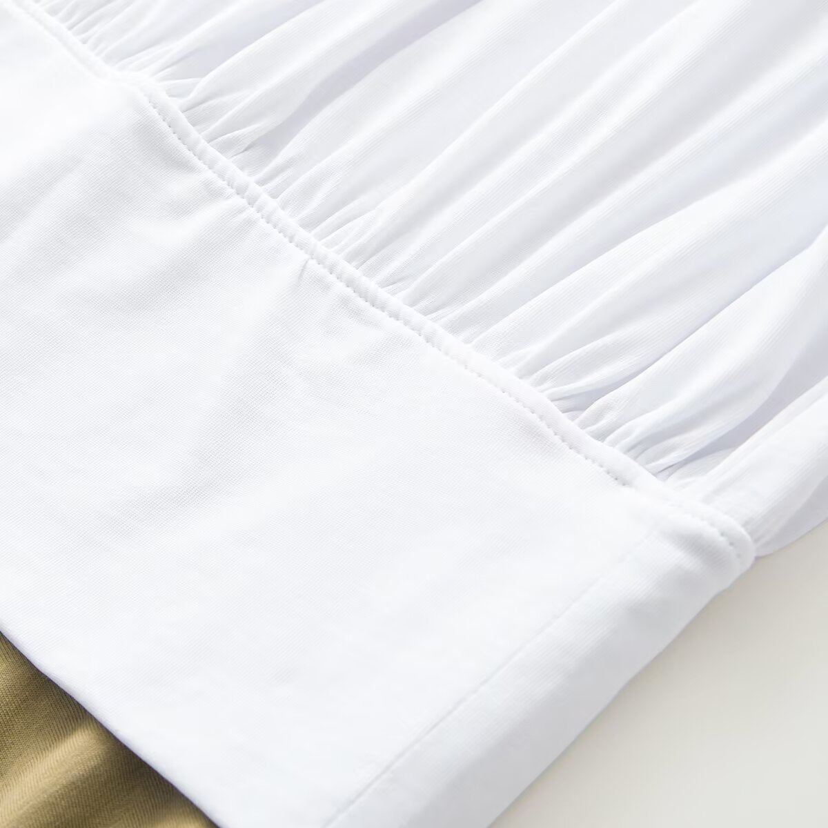 Women's Midi Skirt with Elegant Elastic Band and Airy Cut