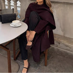 Women's Elegant and Versatile Poncho Jacket