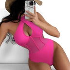 Women's Swimsuit with Sheer Inserts