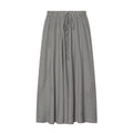 Women's Midi Skirt with Elastic Waistband