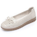 Women's Breathable Moccasins with Decorative Hole Design and Comfortable Sole