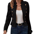 Women's Blazer Jacket with Button Details