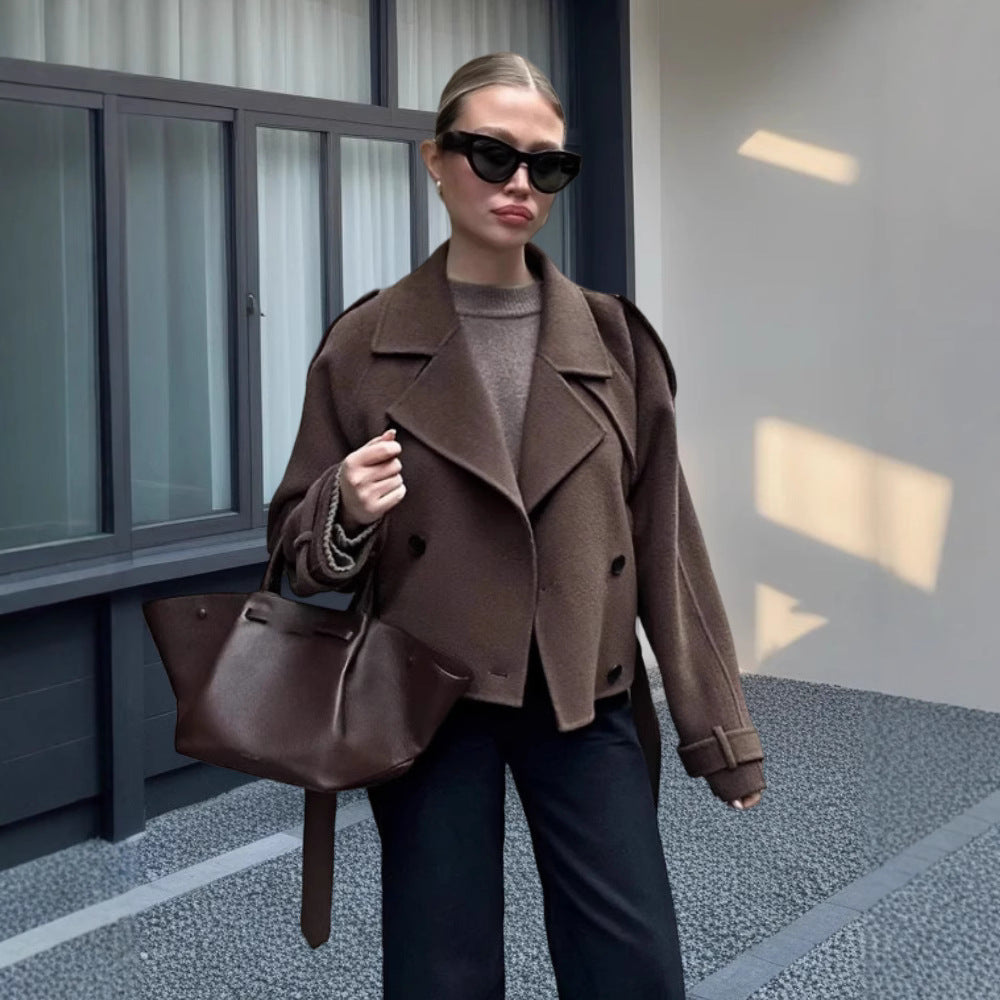 Women's Elegant and Casual Wool Jacket