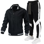 Men's Sporty Track Jacket and Jogging Pants Set