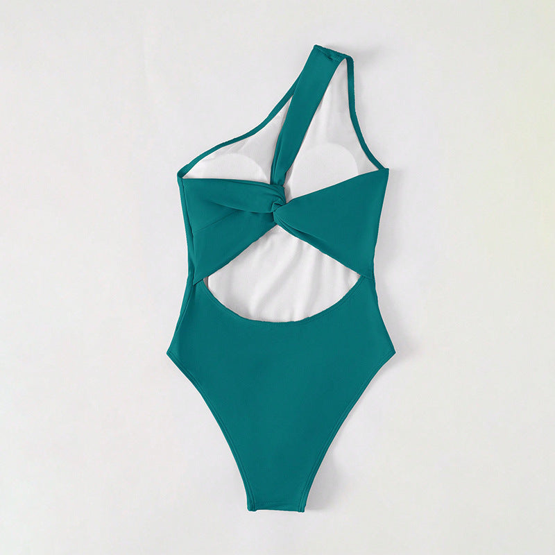 Women's Asymmetrical One-Piece Swimsuit