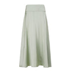 Women's Flowy Maxi Skirt with Elastic Waistband