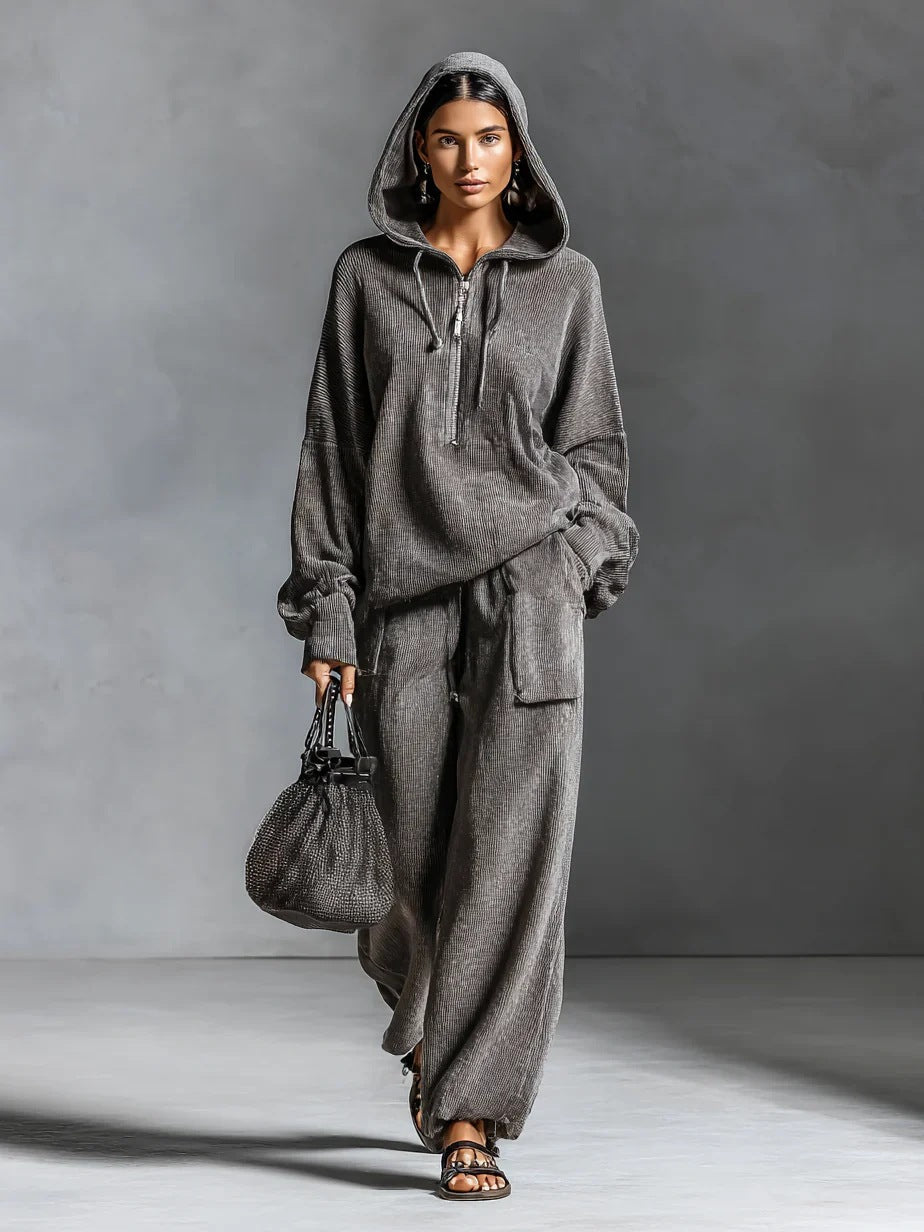 Women's Casual and Comfortable Hoodie Set