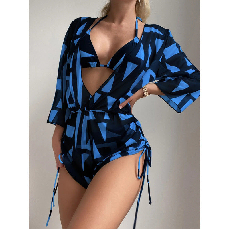 Women's Swimwear Set with Floral Design