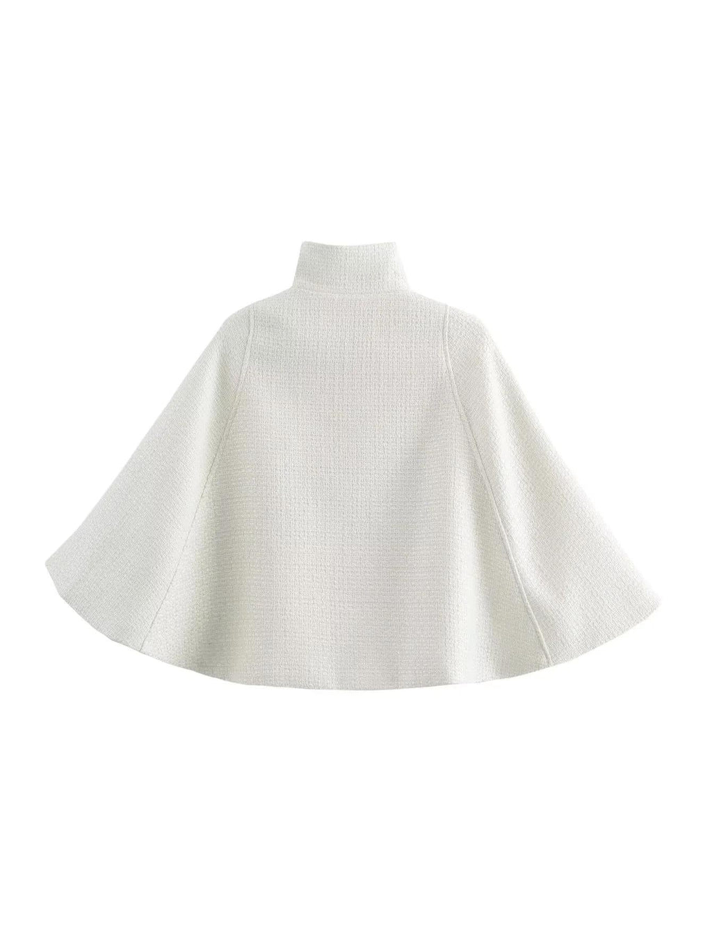 Elegant Textured Cape Jacket