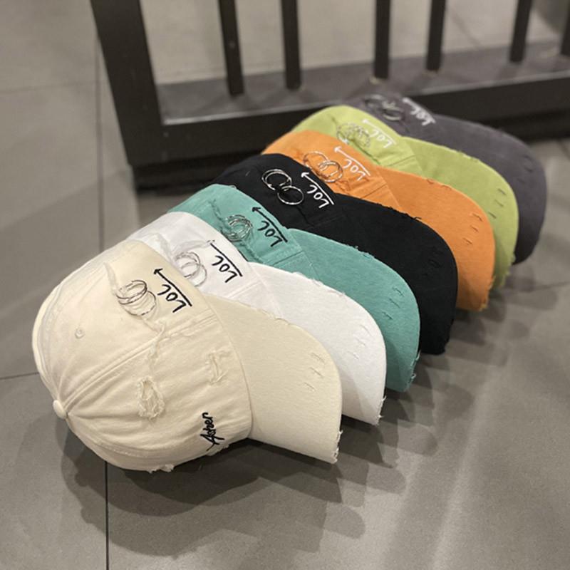 Men's Distressed Denim Cap