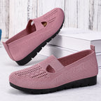 Women's Breathable and Comfortable Casual Shoes with Elastic Insert