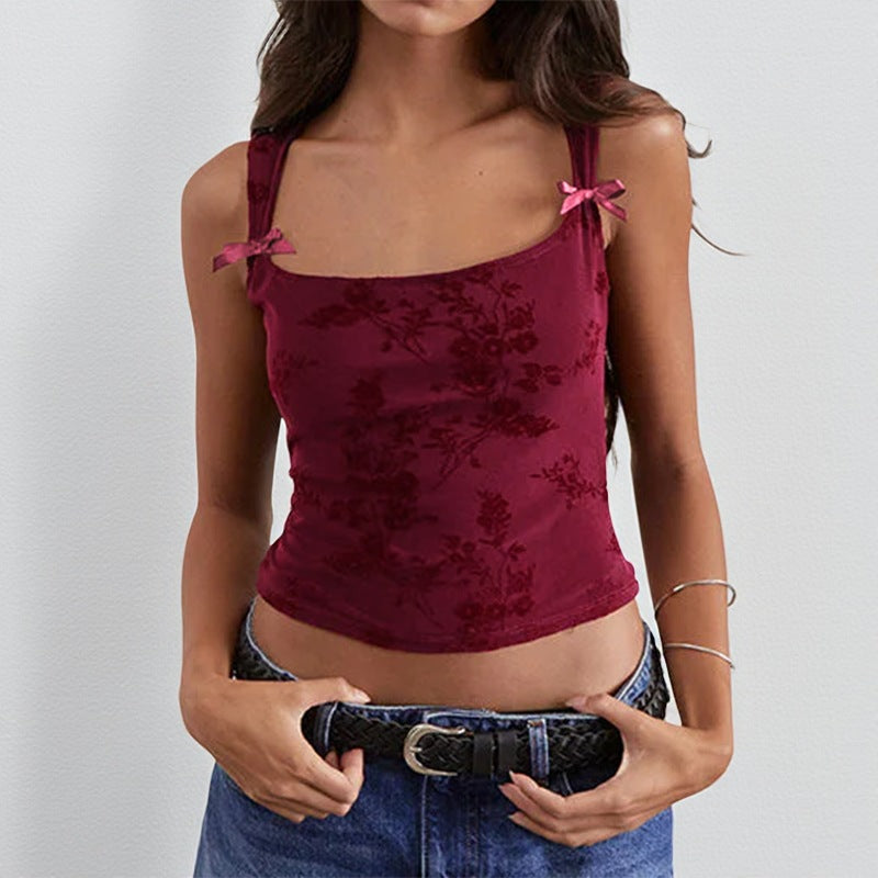 Women's Floral Crop Top
