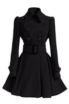 Women's Modern Trench Coat with Tailored Fit and Double Buttons