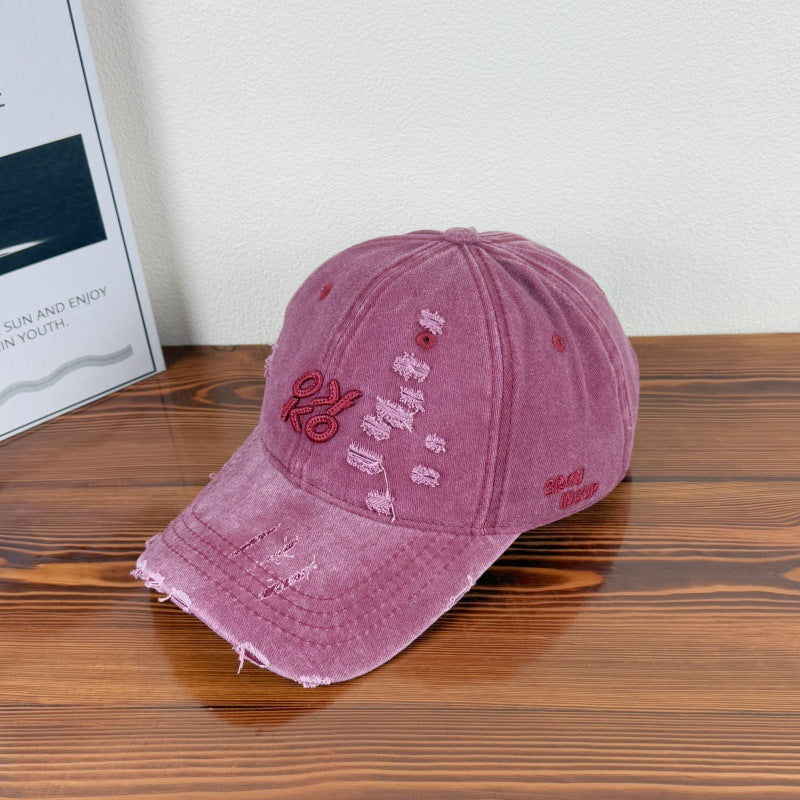 Men's Distressed Casual Baseball Cap Kalsten