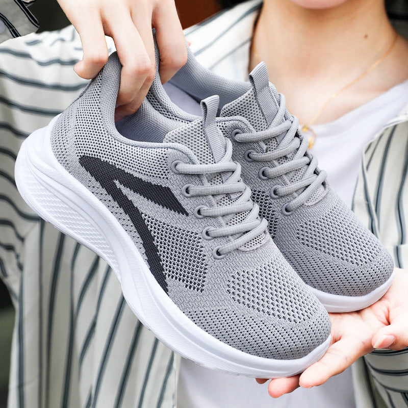 Women's Breathable Comfort Sneakers with Flexible Sole