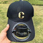 Breathable Baseball Cap with Rechargeable Fan
