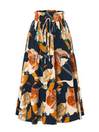 Women's Floral Midi Skirt