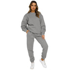 Women's Comfortable Sweatshirt and Jogger Loungewear Set