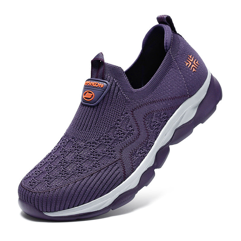 Women's Breathable Slip-On Sneakers with Flexible Midsole