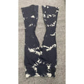 Women's Flared Yoga Leggings with Tie-Dye Pattern