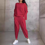 Casual Two-Piece Sweat Suit