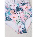 Women's Swim Dress with Floral Patterns and Flattering Cut