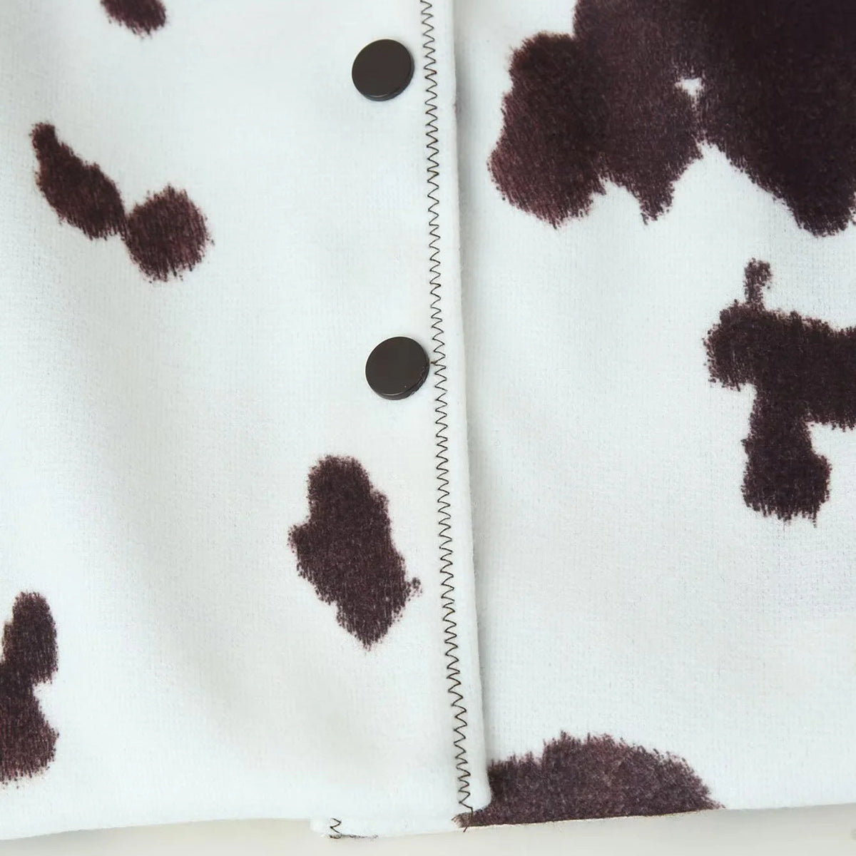 Women's Cropped Animal Print Faux Leather Jacket