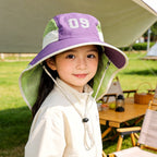 Kids' Sun Hat with Mesh Neck Protection