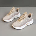 Women's Breathable Casual Shoes with Cushioned Sole and Elastic Upper