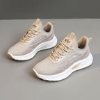 Women's Breathable Casual Shoes with Cushioned Sole and Elastic Upper