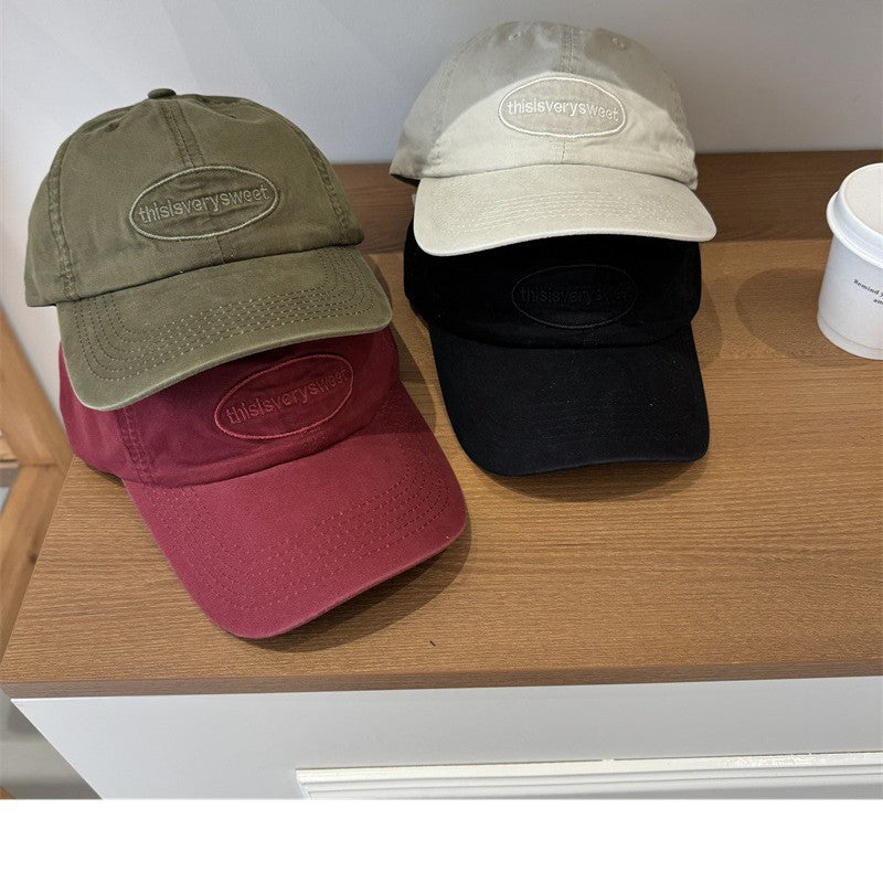 Men's Casual Distressed Cotton Baseball Cap