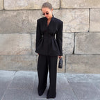 Women's Elegant Blazer Pant Suit