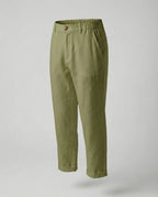 Women's Comfortable Chino Pants with Rolled Hem