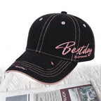 Men's Distressed Casual Cotton Baseball Cap