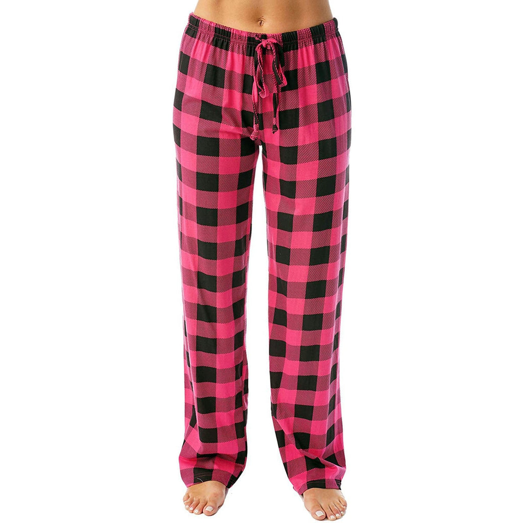 Women's Plaid Casual Pants