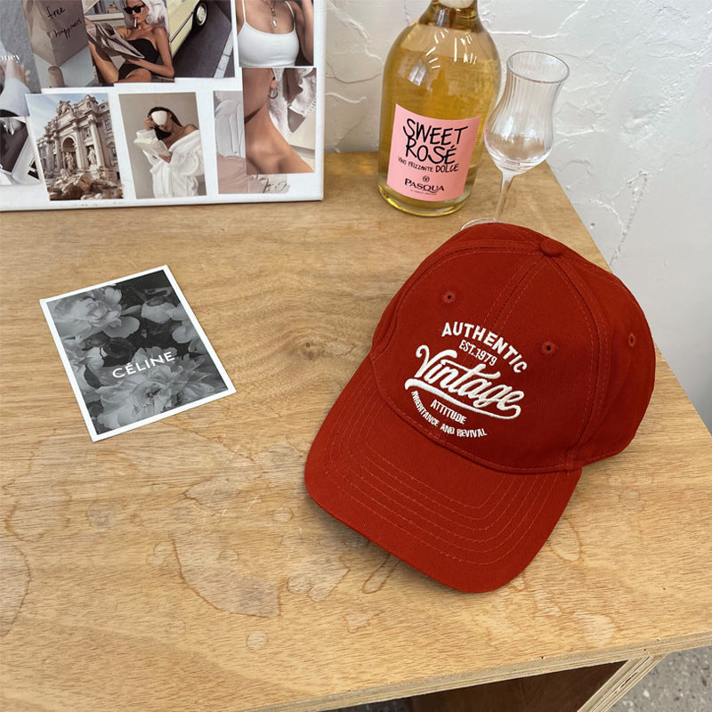 Men's Vintage-Inspired Cotton Baseball Cap