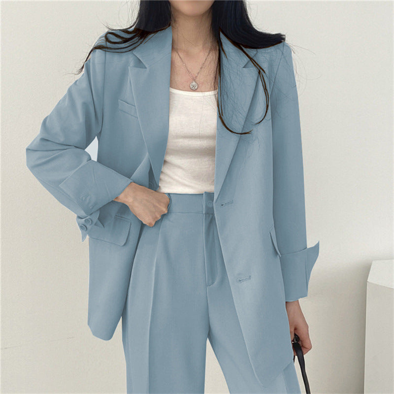 Women's Elegant Wide-Cut Blazer Set