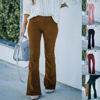 Comfortable Bootcut Pants in Soft Material